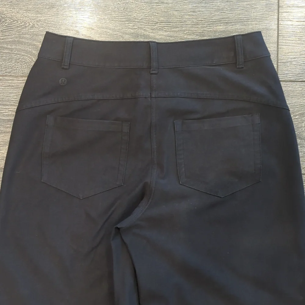 Lululemon City Sleek 5 Pocket Wide-Leg High-Rise Pant Black - Picture 9 of 10